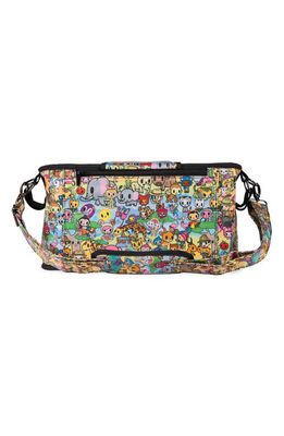 WonderFold x tokidoki 2-Cupholder Parent Console in Black With License Print