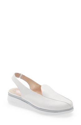 Wonders A-9720 Slingback Loafer in White