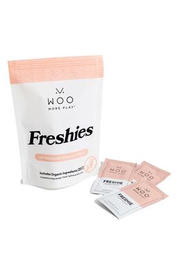 Woo More Play Freshies 20-Pack pH-Balanced Intimate Wipes