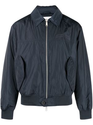 Wood Wood Casey patch-detail bomber-jacket - Blue