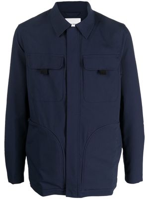 Wood Wood Garrik technical-woven jacket - Blue