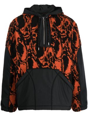Wood Wood pullover fleece jacket - Black
