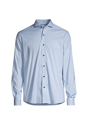 Woodward End On End Button-Front Shirt