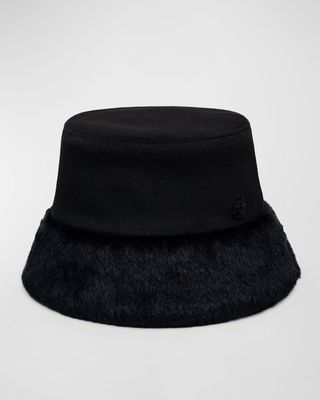 Wool & Faux Fur Bucket Hat