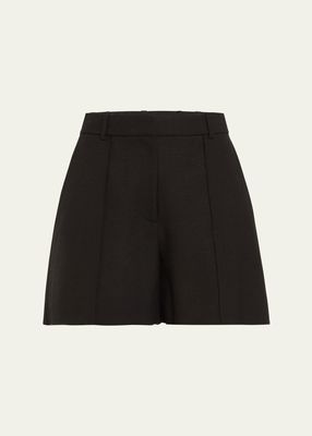 Wool-Blend Tailored Shorts