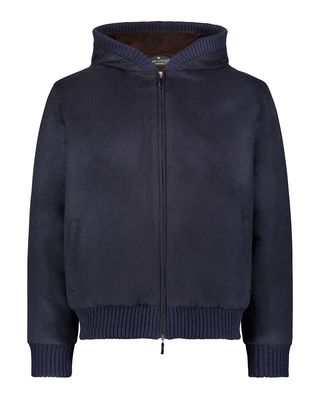 Wool-Cashmere Jacket w/ Mink Lining