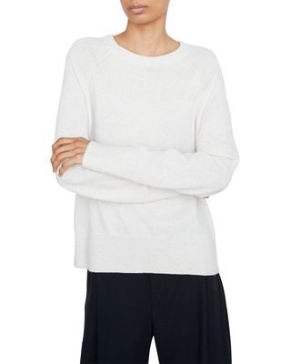 Wool-Cashmere Raglan-Sleeve Sweatshirt