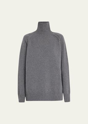 Wool Cashmere Turtleneck Sweater