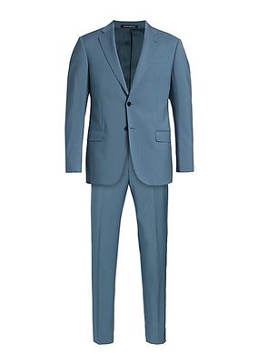 Wool Single-Breasted Suit