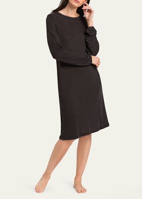 Woolen Long-Sleeve Nightgown