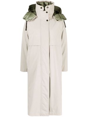 Woolrich 3-in-1 padded trench coat - Neutrals