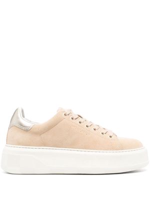 Woolrich 50mm Chunky Court platform sneakers - Gold