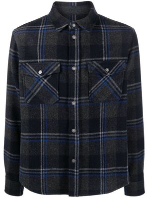 Woolrich Alaskan Melton overshirt jacket - Blue