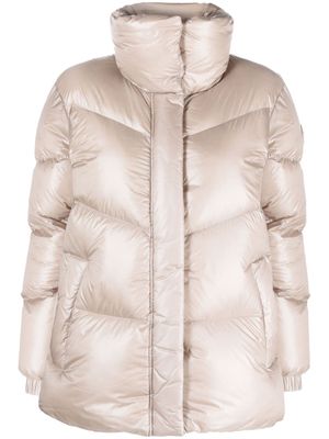 Woolrich Aliquippa chevron-quilting puffer jacket - Neutrals