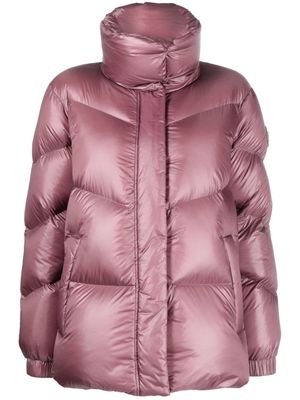 Woolrich Aliquippa chevron-quilting puffer jacket - Pink