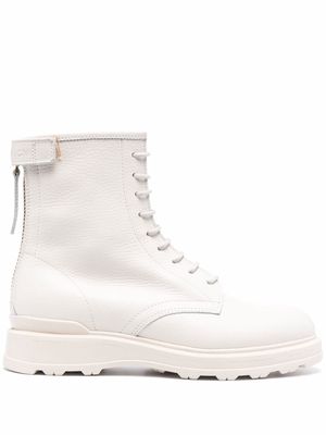 WOOLRICH ankle lace-up boots - White