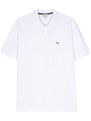 Woolrich appliqué-logo polo shirt - White