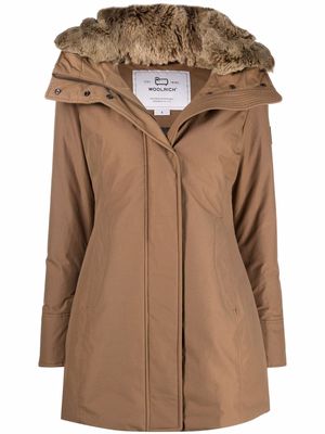 Woolrich Arctic hooded down-padded coat - Brown