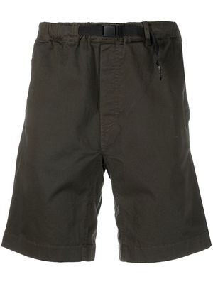 Woolrich belted cotton shorts - Green