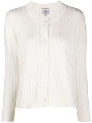 Woolrich button-fastening cotton cardigan - White