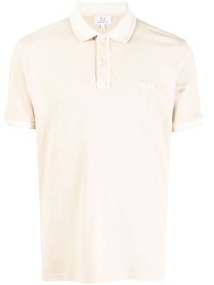 Woolrich button-front short-sleeved polo shirt - Neutrals