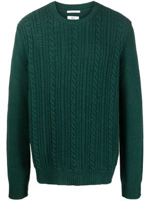 Woolrich cable-knit jumper - Green