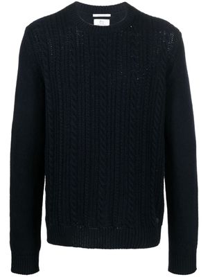 Woolrich cable-knit wool-blend jumper - Blue