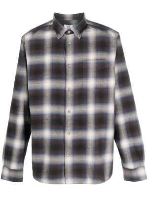 Woolrich check-pattern cotton shirt - Grey