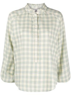 Woolrich checked cotton blouse - Green