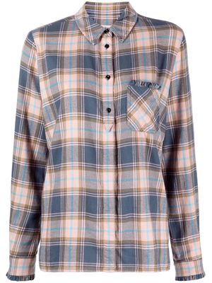 Woolrich checked long-sleeve shirt - Pink