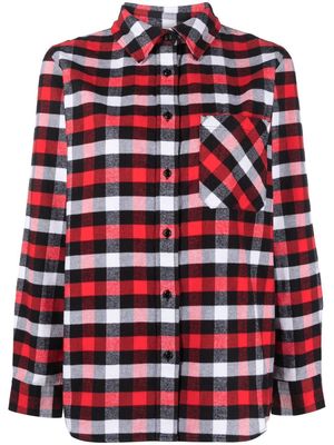 Woolrich checked long-sleeved shirt - Red