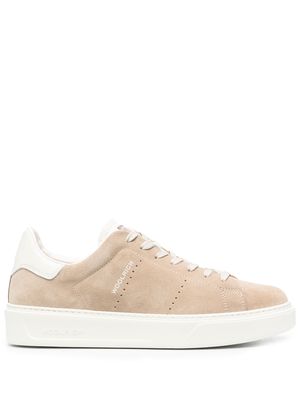 Woolrich Classic Court suede low-top sneakers - Neutrals