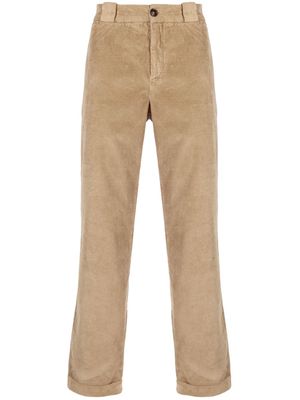 Woolrich corduroy straight-leg trousers - Brown