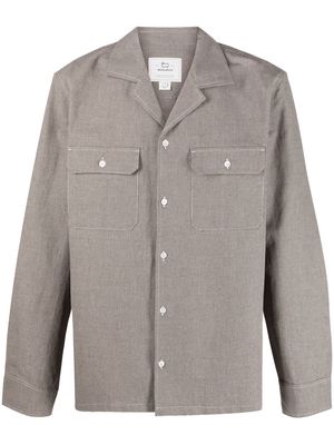 Woolrich cotton-linen shirt - Brown