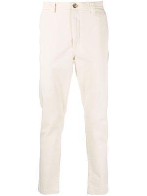 Woolrich cotton straight leg trousers - Neutrals