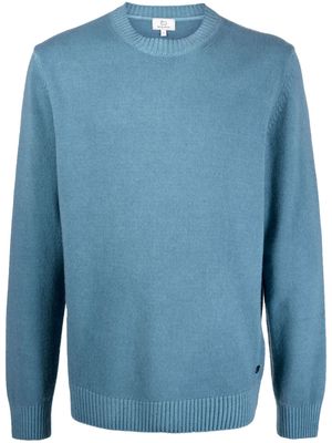 Woolrich crew-neck wool jumper - Blue