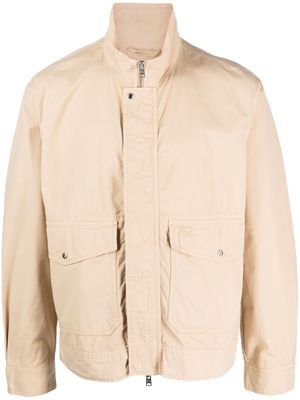 Woolrich Crew zip-up bomber jacket - Neutrals