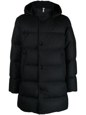 Woolrich detachable-hood quilted padded coat - Grey