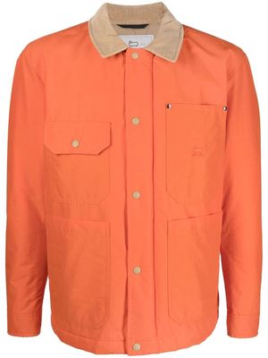 Woolrich Duster corduroy-collar work-jacket - Orange