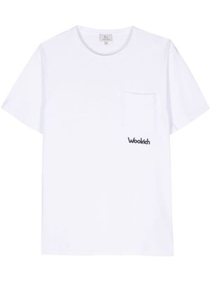 Woolrich embossed-logo cotton T-shirt - White