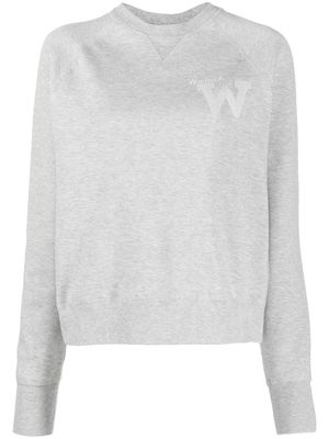 Woolrich embroidered-logo sweatshirt - 117 GREY MELANGE