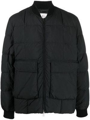 Woolrich feather-down quilted jacket - Black