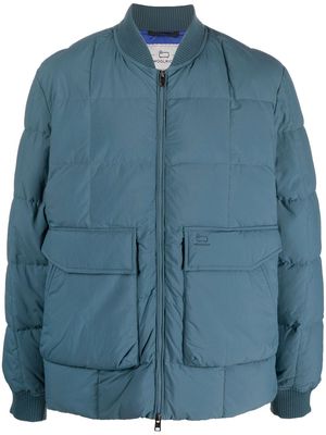 Woolrich feather-down quilted jacket - Blue