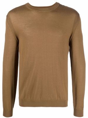 Woolrich fine-knit crew-neck jumper - Brown