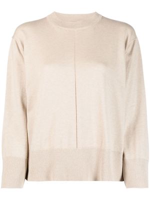 Woolrich fine-knit round-neck jumper - Neutrals