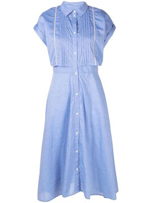 Woolrich flared cotton dress - Blue