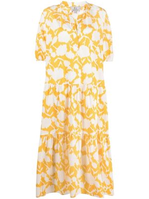 Woolrich floral-print cotton dress - Yellow