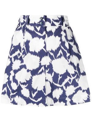 Woolrich graphic-print cotton shorts - Blue