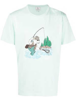 Woolrich graphic-print cotton T-shirt - Green