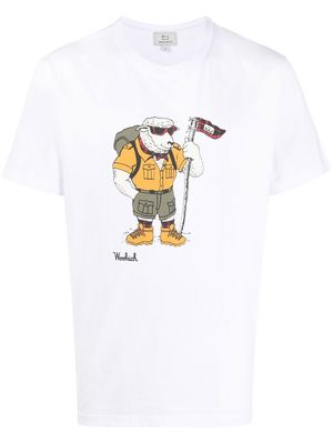 Woolrich graphic-print short-sleeved T-shirt - White